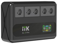 ИБП Линейно-интерактивный 600ВА/360Вт однофазный с LCD дисплеем с АКБ 1х7AH 5 розеток Schuko, серия LT5, ITK
