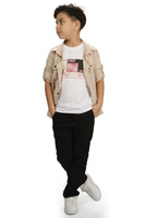 Костюм 3-ка для мальчика (футболка, рубашка с длинным рукавом, брюки) Турция