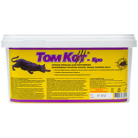 Том Кот приманка от грызунов, крыс и мышей (тесто-брикеты) (подсолнух / жареные семечки), 1,5 кг