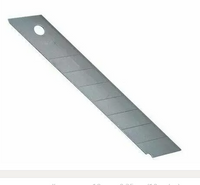 Лезвие для ножей запасное 18мм х 0,35мм (10шт/уп) пластиковый футляр Чеглок