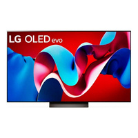 Телевизор LG OLED Evo C4, 77", 4K, OLED, 120 Гц, чёрный