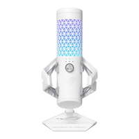 Микрофон Asus ROG Carnyx, проводной, RGB-подсветка, белый
