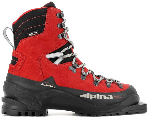Ботинки для беговых лыж Alaska 75 Alpina, красный