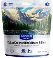 Кубинская кокосовая фасоль и рис – 2 порции Backpacker's Pantry