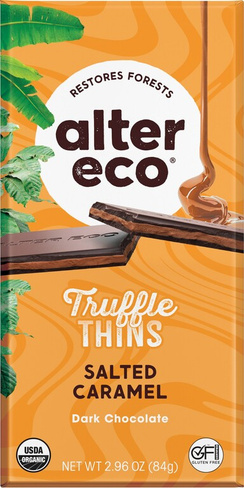Тонкие трюфели из темного шоколада Alter Eco
