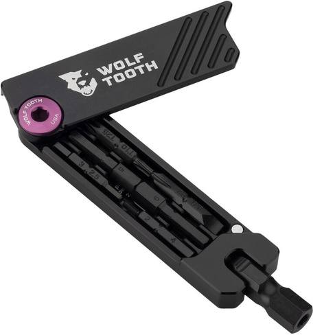 Многофункциональный велосипедный шестигранный ключ на 6 бит Wolf Tooth Components, фиолетовый
