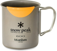 Кружка Titanium 600 с горячими губами Snow Peak