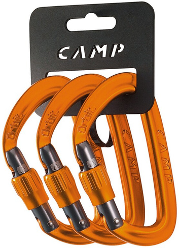 Карабин Orbit Lock — упаковка из 3 шт. C.A.M.P., оранжевый