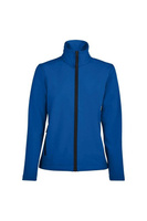 Водоотталкивающая куртка из софтшелла Race с полной молнией SOL'S, синий