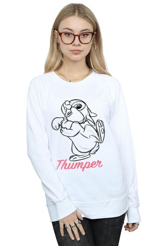 Толстовка с рисунком Бэмби Thumper Disney, белый