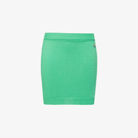 Юбка мини хлопковой вязки с вышитым логотипом bea Vivienne Westwood, зеленый