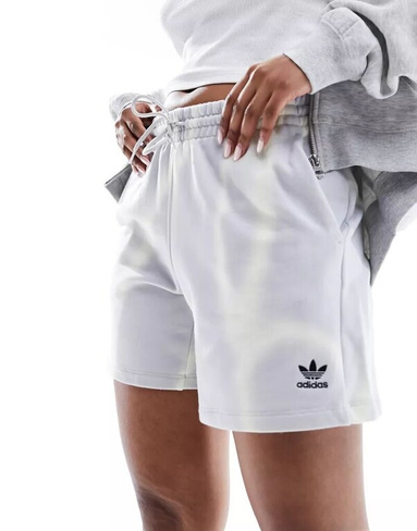 Серые спортивные шорты adidas с принтом тай-дай по всей поверхности adidas Originals