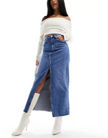 Голубая джинсовая юбка длиной до икры с разрезом & Other Stories, эксклюзивно для ASOS