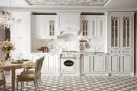 Набор кухонный Монако П1Ф прямой 4,70 Кухня 2,9+ПД750+ПС1050 Белый Мрамор Белый 48 мм