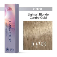 Стойкая крем краска Illumina Color 10/93 (яркий блонд золотистый сандре) 60 мл.
