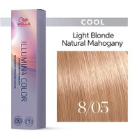 Стойкая крем краска Illumina Color 8/05 (светлый блонд натуральный махагоновый) 60 мл.