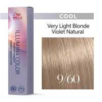 Стойкая крем краска Illumina Color 9/60 (очень светлый блонд фиолетовый натуральный) 60 мл.