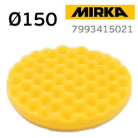 Полировальник Mirka 150мм рельефный желтый, универсальный полировальный круг 7993415021
