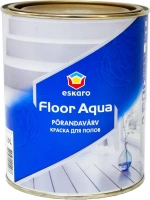 Краска для полов Eskaro Floor Aqua 900 мл белая