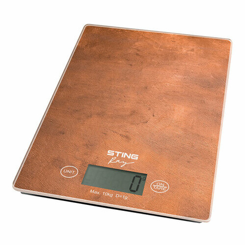 STINGRAY ST-SC5107A античная медь весы кухонные со встроенным термометром Sting Ray
