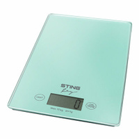 STINGRAY ST-SC5106A светлая яшма весы кухонные со встроенным термометром Sting Ray