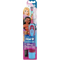 Электрическая зубная щетка Oral-B Disney Princesses насадки для щётки: 1шт, цвет: красный и синий [cars/princess]