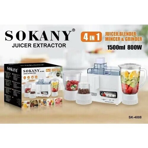 Многофункциональный кухонный комбайн SOKANY SK-4008 Sokany