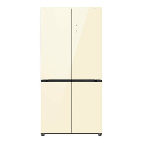 Трехкамерный холодильник Weissgauff WCD 510 Built-in Inverter NoFrost Сhampagne Glass