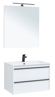 Мебель для ванной Aquanet Lino 80 271955 белый матовый, 1383x800x500