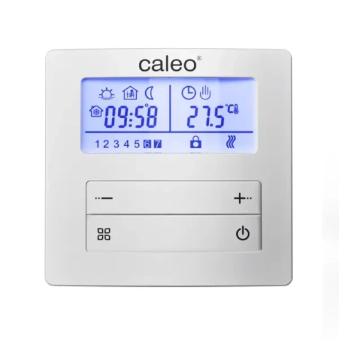 Терморегулятор для теплого пола Caleo C950 электронный программируемый цвет белый CALEO