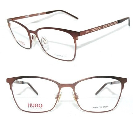 Hugo Boss Gold Brown Logo HG 1083 Мужские солнцезащитные очки в женской оправе, новинка