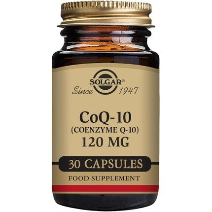 Solgar CoQ-10, 120 мг растительных капсул, помогает уменьшить последствия старения, поддерживает выработку энергии, вега