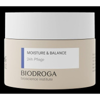 Biodroga Moisture & Balance 24h Care 1,7 унции с гиалуроновой кислотой и Cica, успокаивающее увлажнение, без минеральных