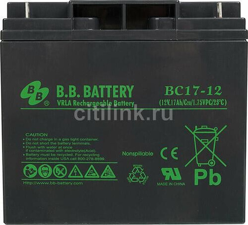 Аккумулятор B.B.Battery BC 17-12