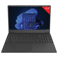 Ноутбук IRU Калибр 15TLG 15,6", Core i5 1155G7 16 Gb, SSD 512 Gb, NO DVD, WINDOWS 11 TRIAL, черный, 1914337