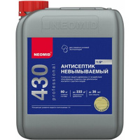 Строительный антисептик Neomid Neomid 430 Eco 1:9 5л. Невымываемый 5 кг