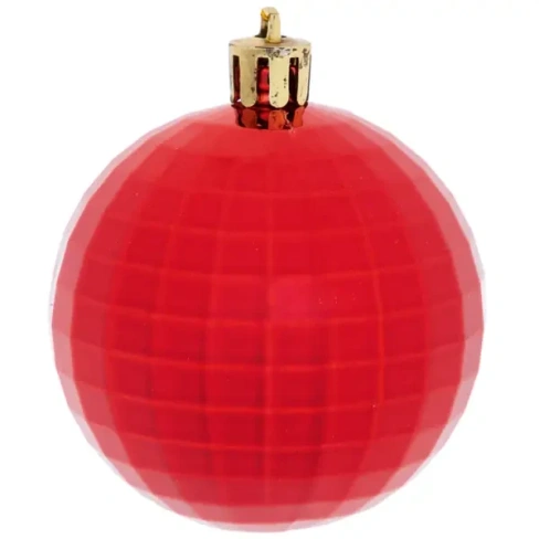 Елочный шар «Диско-шар» ø6 см пластик красный Без бренда None