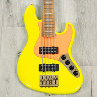 Басс гитара Fender MonoNeon Jazz Bass V 5-String Bass, Maple Fretboard, Neon Yellow