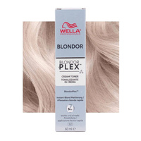 Мягкий тонирующий крем для блондирования Wella Blondor Plex Cream Toner Pale Silver /81 60 мл