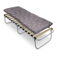 Кровать раскладная с ортопедическим основанием РК6-М1915х715х330мм с матрасом
