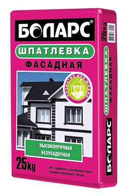 Шпатлевка БОЛАРС фасадная 25кг