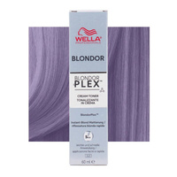 Мягкий тонирующий крем для блондирования Wella Blondor Plex Cream Toner Ultra Cool Booster /86 60 мл