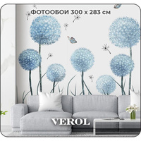 Флизелиновые фотообои Verol шары одуванчики