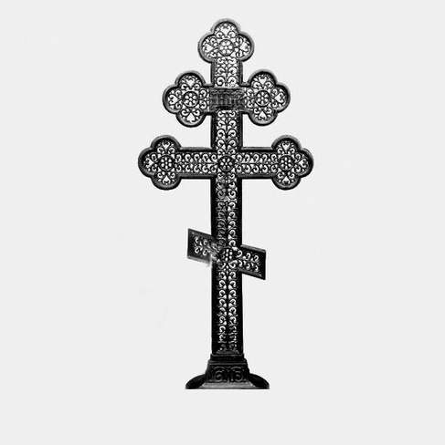Крест надгробный чугунный Касли №68