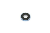 Стекло камеры для Apple Iphone XR с рамкой синее