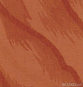 Ламели для вертикальных тканевых жалюзи Рио 4290 оранжевый