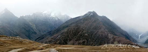 Картина-постер Перевал Ротанг Гималаи 25х70