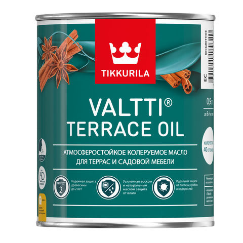 МАСЛО TIKKURILA Valtti Terrace Oil (EC) 9Л д/террас