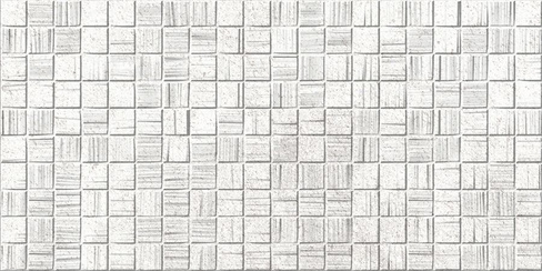 Плитка керамическая Мегаполис светло-серая мозаика 250х500 мм