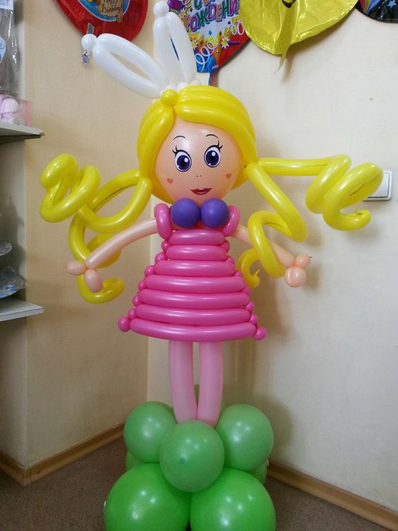 Кукла из шаров
